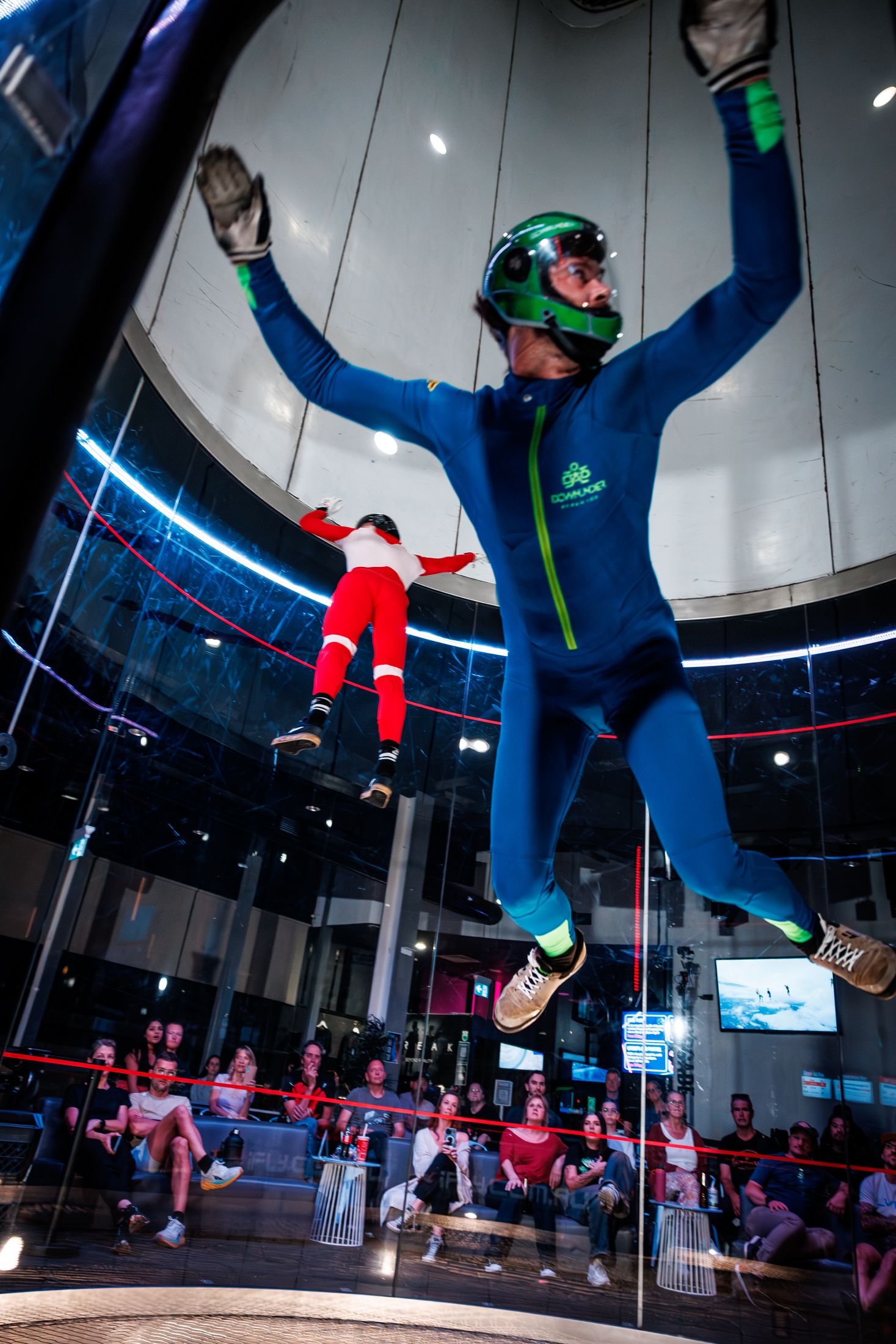 Mason flying the wall at the Body Piloting Championships