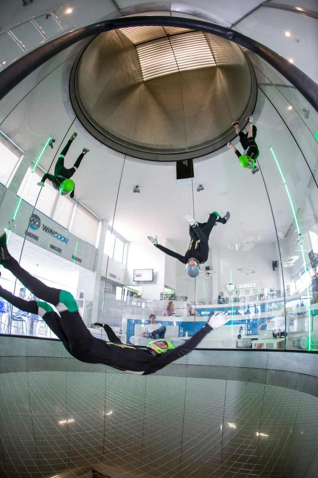 Tunnel coaching at Team Southern Fly, Bottrop