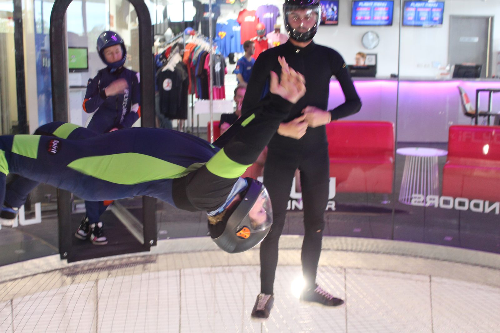 Tunnel coaching at iFLY Downunder